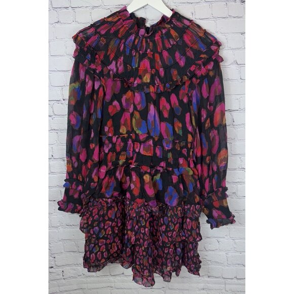 NWT FARM RIO Size Small Iridescent Leopard Print Mini Dress Ruffled Beaded  is available for purchase on au PAY Market - Imported Goods Online Store  Co.Ltd. | au PAY Market - Online